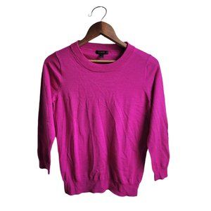 J. Crew Sweater Tippi Merino Wool Pink Magenta Medium